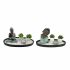 Figură Decorativă DKD Home Decor 32 x 16,5 x 15,5 cm Oriental Grădină (2 Unități)