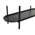 Ghiveci DKD Home Decor Natural Negru Metal Colonial Bambus (60 x 23.5 x 69 cm)