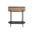 Ghiveci DKD Home Decor Natural Negru Metal Colonial Bambus (60 x 23.5 x 69 cm)