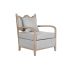 Fotoliu DKD Home Decor 66 x 70 x 88 cm 70 x 73 x 88 cm Brad Maro Deschis Gri deschis