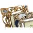 Ramă Foto DKD Home Decor 19 x 2 x 25 cm Argintiu Auriu* Rășină Shabby Chic (2 Unități)