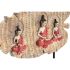 Figură Decorativă DKD Home Decor 38 x 6 x 29,5 cm Roșu Buda Verde Oriental (2 Unități)