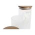 Set de 3 tuburi DKD Home Decor 10,2 x 10,2 x 27,7 cm Natural Transparent Salcâm Litere Sticlă borosilicată