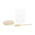 Zaharniță DKD Home Decor Transparent Natural Bambus Aluminiu Geam Sticlă borosilicată 300 ml 28 x 10 x 13,5 cm