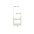 Rafturi DKD Home Decor 32,5 x 30 x 86 cm Geam Auriu* Metal