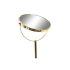 Oglindă DKD Home Decor 18 x 13 x 35 cm Gri Bej Auriu* Metal Alb Rășină Gri deschis (2 Unități)