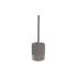 Perie pentru toaletă DKD Home Decor 11 X 11 X 36,5 CM Gri Цимент Oțel inoxidabil