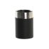 Suport pentru periuțe de dinți DKD Home Decor Negru Argintiu Rășină Oțel inoxidabil 7 x 7 x 10,5 cm (12 Unități)
