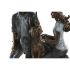 Figură Decorativă DKD Home Decor 15,5 x 8,5 x 14,5 cm 15,5 x 8,5 x 19 cm Multicolor Partener (2 Unități)