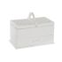 Casetă de Bijuterii DKD Home Decor 16 x 17 x 28 cm Alb Roz deschis Lemn MDF