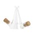 Set de ulei și oțet DKD Home Decor 10,5 x 9 x 18 cm Transparent Plută 300 ml Sticlă borosilicată