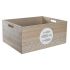 Cutie Decorativă DKD Home Decor Natural Lemn MDF Spirale Mediterană 50 x 40 x 22,5 cm