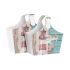 Suport pentru reviste DKD Home Decor 40 x 18 x 41 cm Multicolor Carton Mediterană (2 Unități)