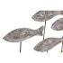 Figură Decorativă DKD Home Decor Natural Maro Alb Fier Lemn de mango Marinar Pești (65 x 9 x 31 cm)