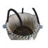 Set de Coșuri DKD Home Decor Poliester Pompoane 43 x 43 x 43 cm Iarbă de mare