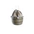 Set de Coșuri DKD Home Decor Poliester Pompoane 43 x 43 x 43 cm Iarbă de mare