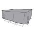 Husă de Protecție DKD Home Decor Masă Negru Aluminiu Gri închis (200 x 130 x 60 cm)