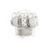 Set de Cești cu Farfurii DKD Home Decor Albastru Alb Metal Dolomite 180 ml 20 x 18 x 20 cm
