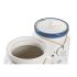 Staniu DKD Home Decor Albastru 15 x 15 x 21 cm Alb Dolomite (2 Unități)