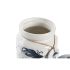 Staniu DKD Home Decor 12 x 12 x 16 cm Albastru Alb Dolomite (3 Unități)