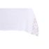 Față de masă și șervete DKD Home Decor 150 x 250 x 0,5 cm Roz Alb (2 Unități)