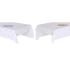 Față de masă și șervete DKD Home Decor 150 x 150 x 0,5 cm Albastru Maro Alb (2 Unități)