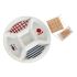 Set de Aperitiv DKD Home Decor 23,5 x 23,5 x 7 cm Roșu Albastru Alb Gresie Mediterană Case