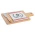 Set de Aperitiv DKD Home Decor 21,5 x 11,8 x 1,5 cm Natural Roșu Albastru Alb Gresie Mediterană Case