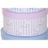Set de cutii de depozitare, cu posibilitate de stivuire DKD Home Decor Albastru Roz Carton (37,5 x 37,5 x 18 cm)