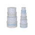 Set de cutii de depozitare, cu posibilitate de stivuire DKD Home Decor Infantil Multicolor Carton (37,5 x 37,5 x 18 cm)