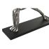 Figură Decorativă DKD Home Decor 33 x 10 x 35 cm Argintiu Negru Indian Yoga (3 Unități)