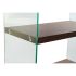 Raft DKD Home Decor Maro închis Geam Nuc Lemn MDF 80 x 40 x 150 cm (1)