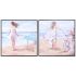 Tablou DKD Home Decor 83 x 3,5 x 83 cm Mediterană (2 Unități)