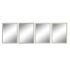 Oglindă de perete DKD Home Decor Alb Bej Gri 56 x 2 x 76 cm (4 Unități)
