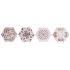 Suport pentru pahare DKD Home Decor 10,8 x 10,8 x 0,7 cm