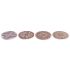 Suport pentru pahare DKD Home Decor 10,8 x 10,8 x 0,7 cm