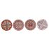 Suport pentru pahare DKD Home Decor 10,8 x 10,8 x 0,7 cm