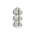 Set de Cești cu Farfurii DKD Home Decor Alb Metal Gresie 90 ml 8 x 6 x 6 cm 11 x 11 x 2 cm