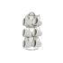 Set de Cești cu Farfurii DKD Home Decor Alb Metal Gresie 180 ml 12 x 12 x 2 cm