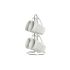 Set de Cești cu Farfurii DKD Home Decor Alb Metal Gresie 300 ml 14 x 14 x 31 cm 12,5 x 9,5 x 10,5 cm (5 Piese)