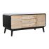 Mobilă TV DKD Home Decor 120 x 50 x 58 cm Negru Lemn