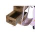 Dulap cu Sertare DKD Home Decor 100 x 68 x 105 cm Metal Motocicletă Roz deschis Lemn de mango
