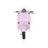 Dulap cu Sertare DKD Home Decor 100 x 68 x 105 cm Metal Motocicletă Roz deschis Lemn de mango