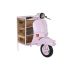 Dulap cu Sertare DKD Home Decor 100 x 68 x 105 cm Metal Motocicletă Roz deschis Lemn de mango