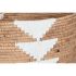 Set de Coșuri DKD Home Decor Alb Natural Въже Iarbă de mare Boho 55 x 55 x 40 cm