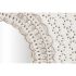 Oglindă de perete DKD Home Decor Alb Natural Indian murat 120 x 2,5 x 120 cm