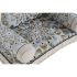 Canapea de grădină DKD Home Decor Albastru Bej 90 x 55 x 18 cm