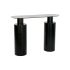 Masa laterală DKD Home Decor 107 x 36 x 78 cm Negru Auriu* Fier