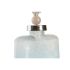 Vază DKD Home Decor Albastru Aluminiu Geam Scoică Mediterană 9 x 17 x 43 cm