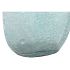 Vază DKD Home Decor Albastru Aluminiu Geam Scoică Mediterană 9 x 17 x 43 cm